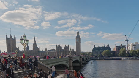 houses of parliament, river thames and westminster bridge in london