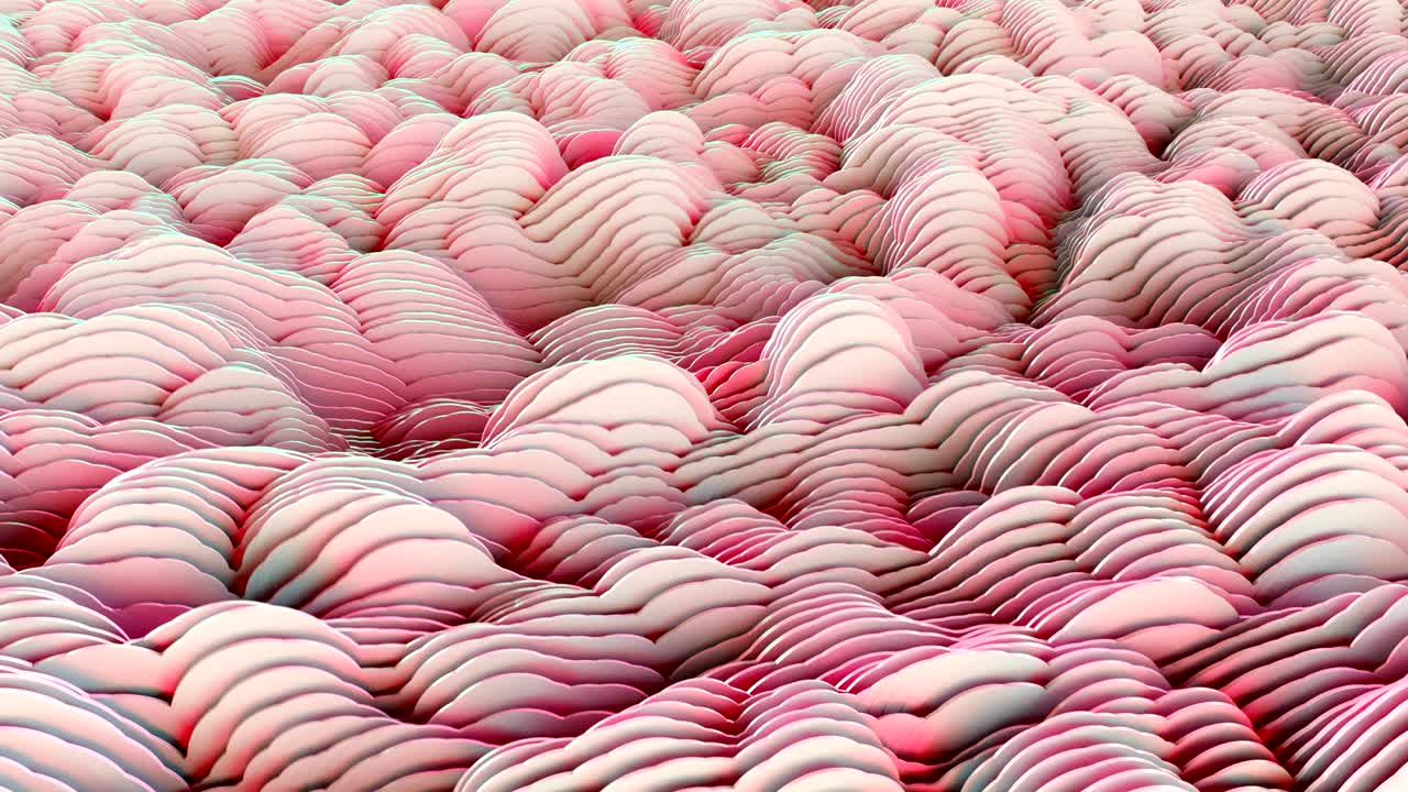 forma de onda abstracta. animación en 4k y uhd.