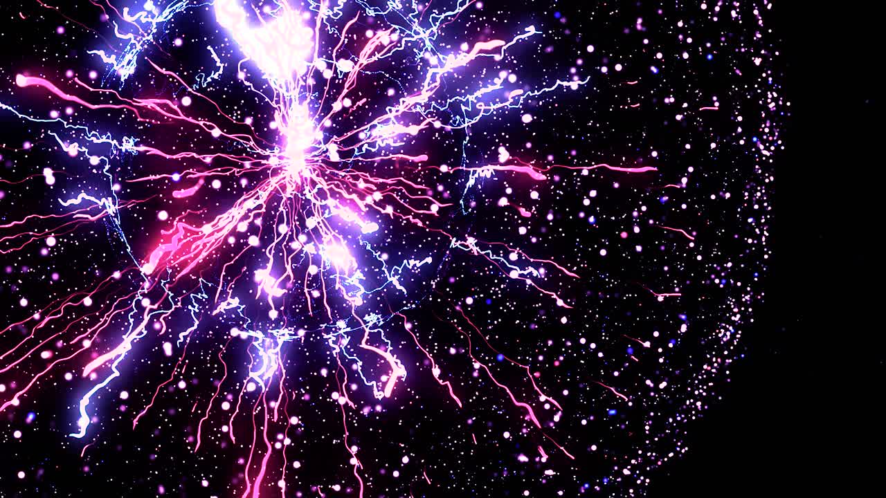 추상적인 다채로운 폭발