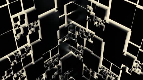 abstract geometric cubes