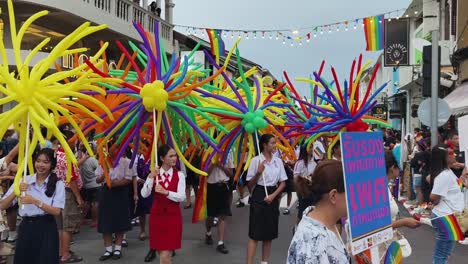 lgbtq+ pride parade in chiang mai, thailand