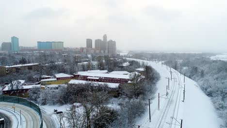 Moscow-suburb.-The-view-from-the-birds-flight