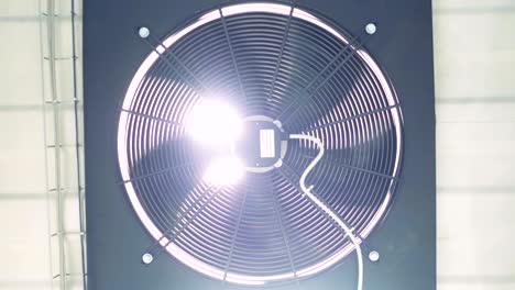 vista estática de una celda del sistema de ventilación en funcionamiento