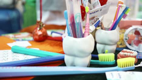 dental equipment and supplies display