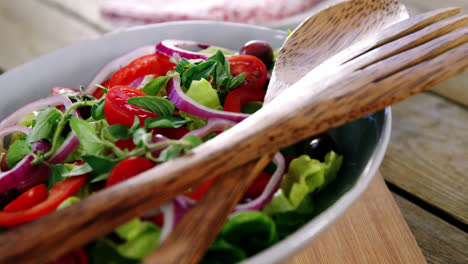 Salad-in-bowl