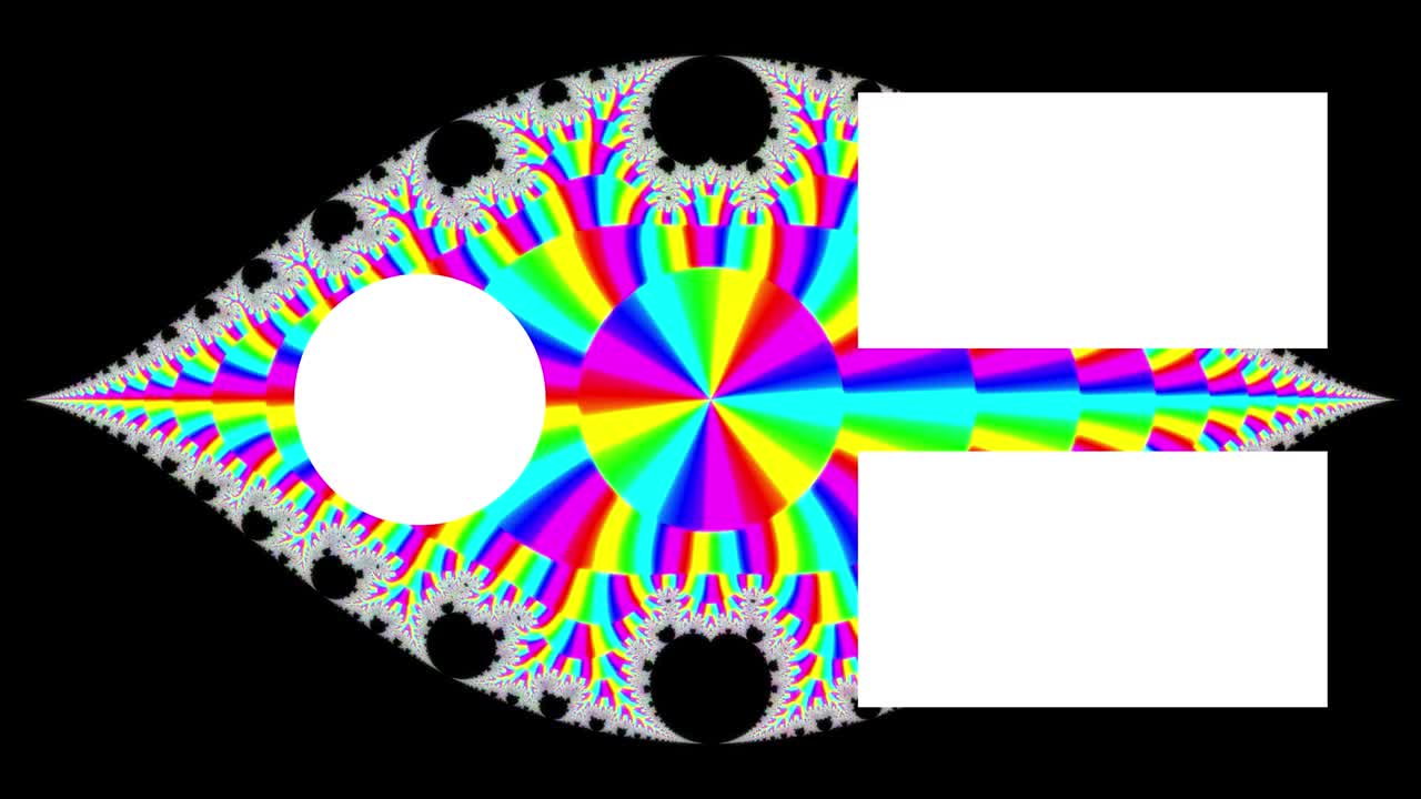 사이키델릭 플래시 엔드 카드 엔딩 스크린 모션 그래픽