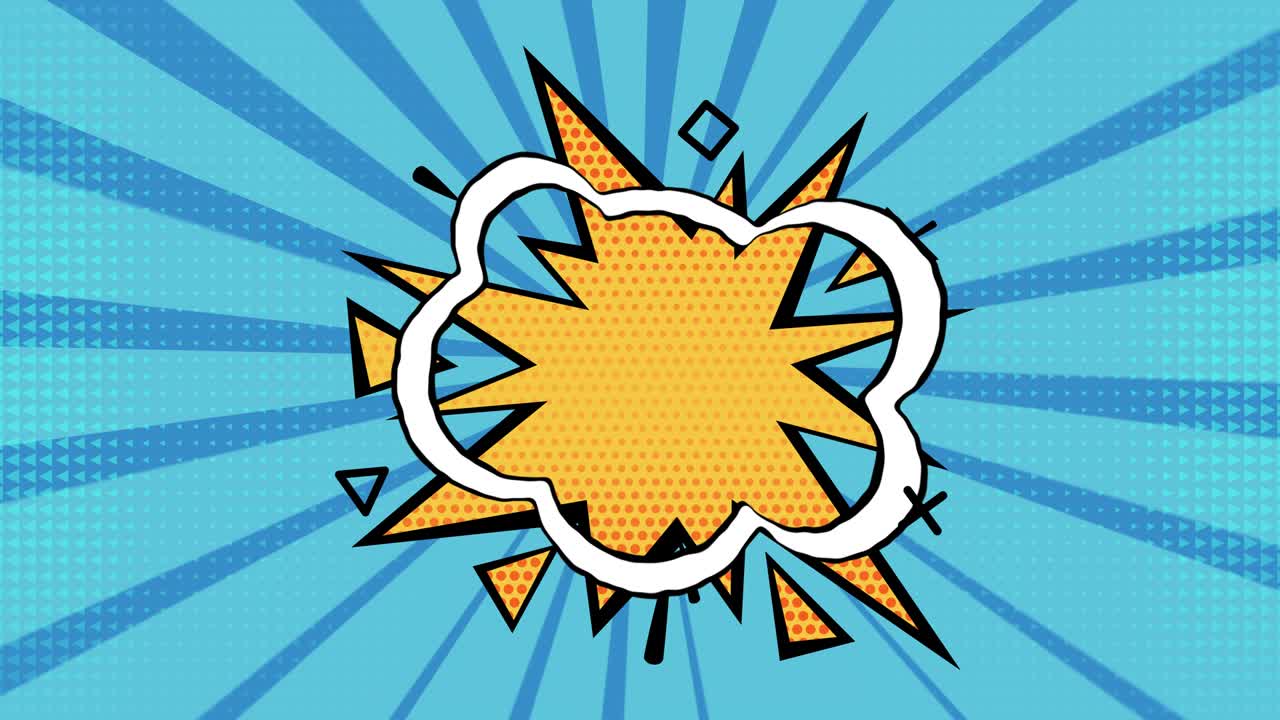 el fondo de arte pop con el globo.