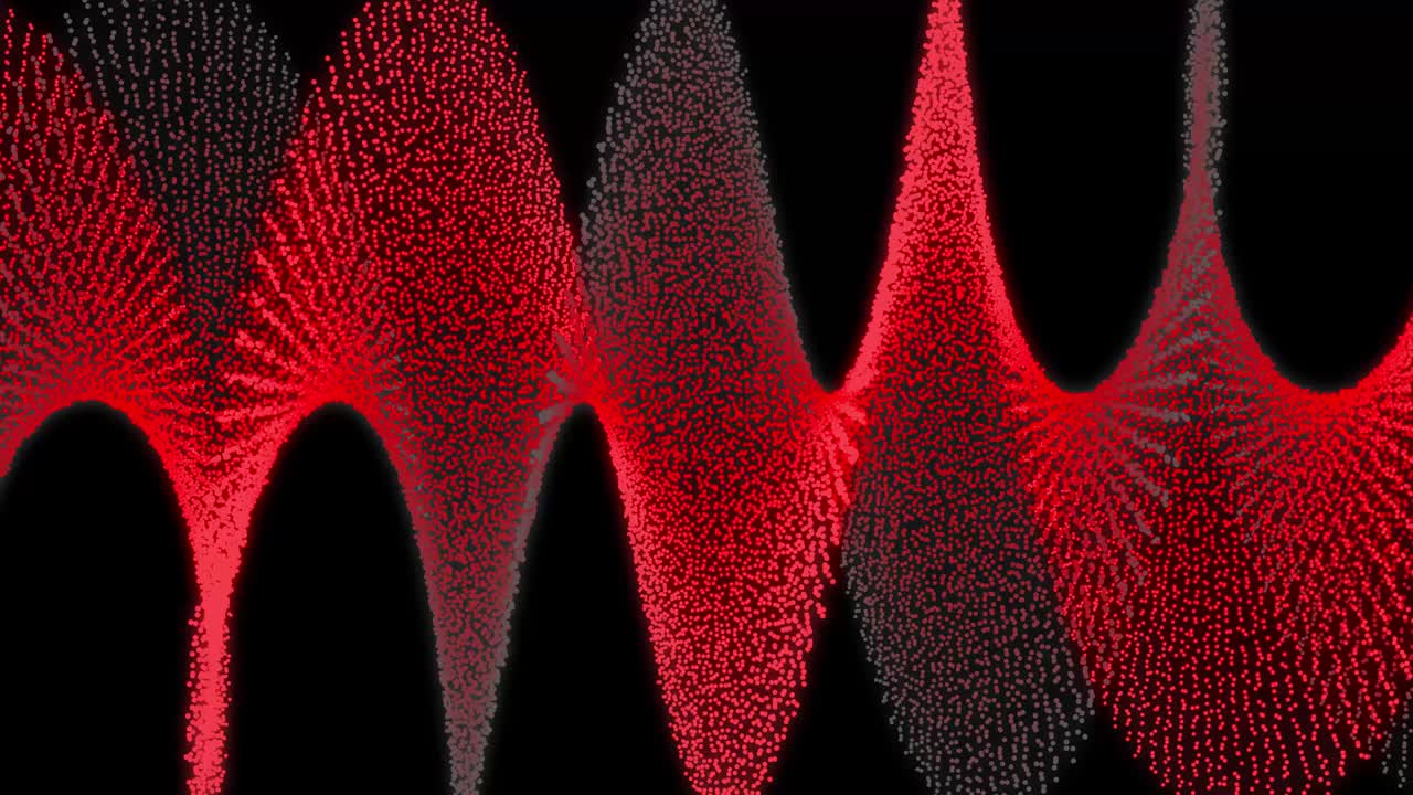 Rainbow Color Change Dot Shape Pattern Animation