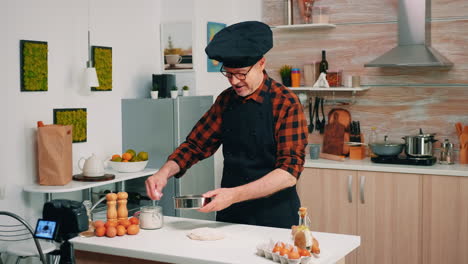 Cooking-in-front-of-professional-camera