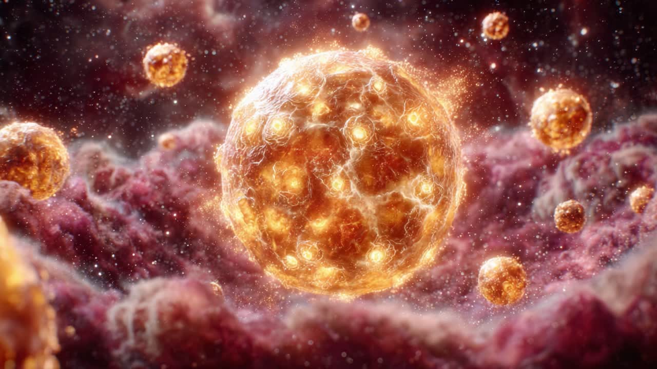 Exploring the Cosmic Beauty: A Stunning Visualization of a Celestial Body Surrounded by Glimmering Stars in a Deep Space Environment