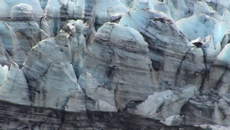 extreme close-up of the ice of a glacier in glacier bay national park, alaska