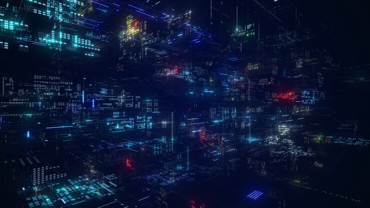 Meraviglia dell'animazione CG futuristica