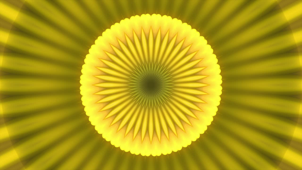 abstract mandala de girasol amarillo