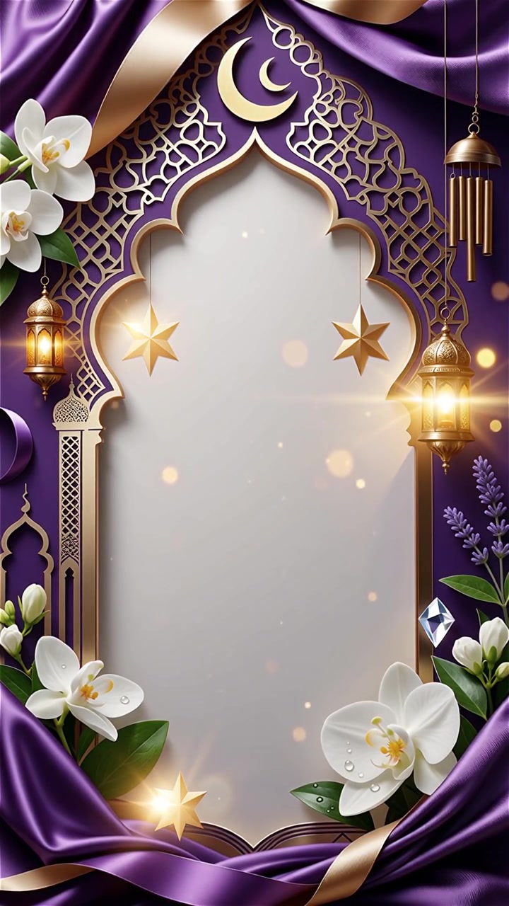 Compleanno del Profeta Maometto Mawlid al-Nabi Sfondo Islamico