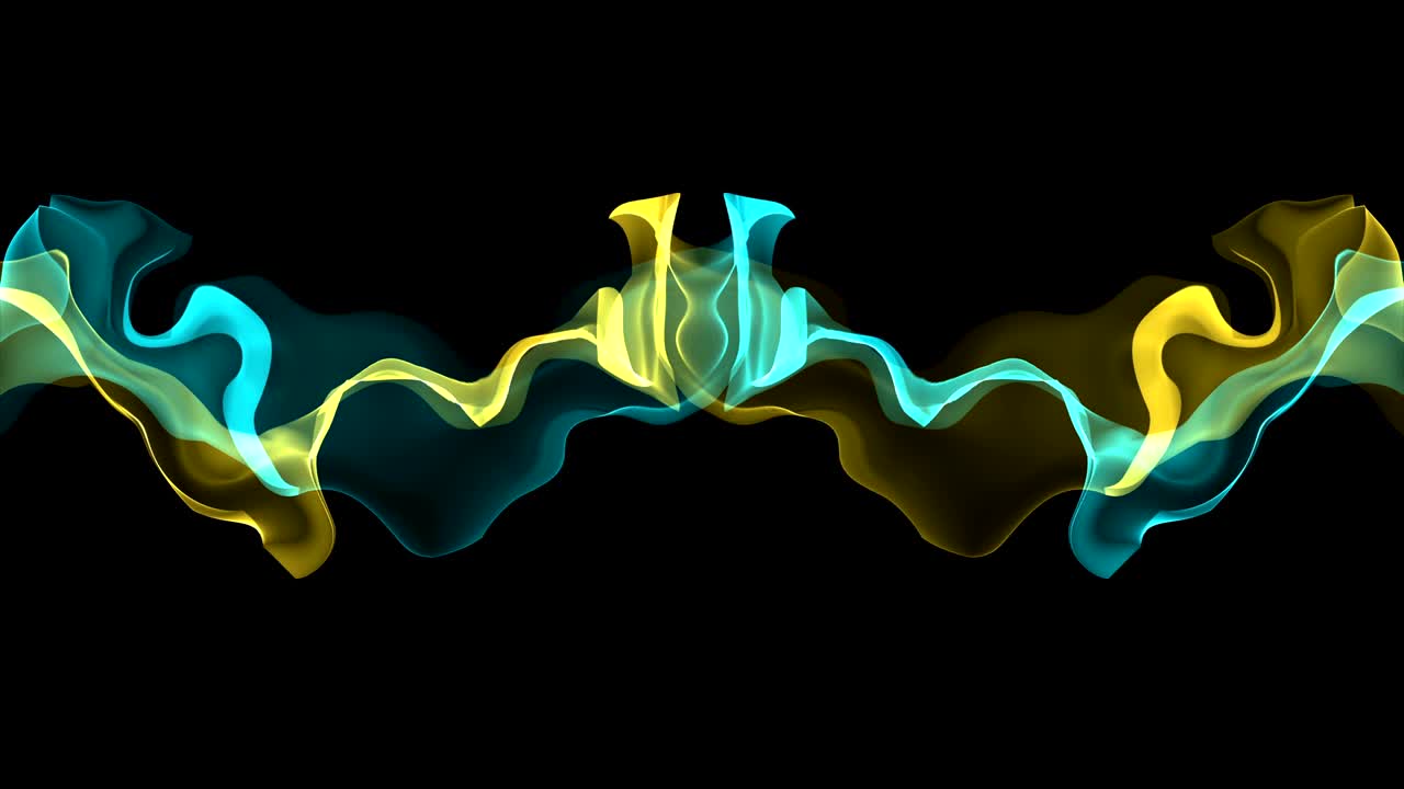 pintura digital turbulenta salpicaduras de humo nube suave fondo abstracto - nueva calidad única colorido movimiento alegre imágenes de video dinámico