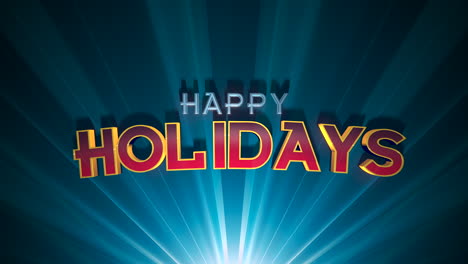 Cheerful-Happy-Holidays-sign-against-a-festive-blue-background