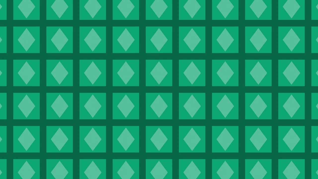 Green Diamond Pattern