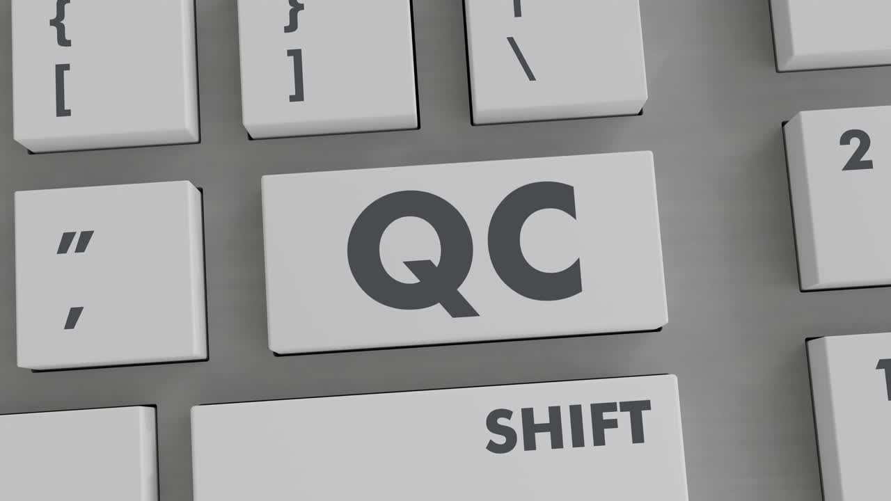 QC BUTTON PRESSING ON KEYBOARD