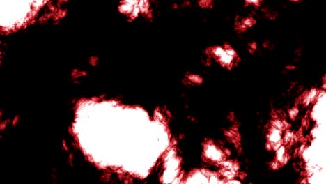 abstract smoke loop motion horror background  red