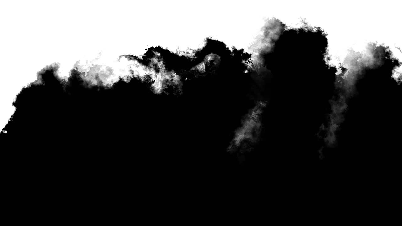 Overgange med sorte blækpletter, der udvider malingspletter, baggrund, grunge, blæk spredes, fylder skærmen og flyder