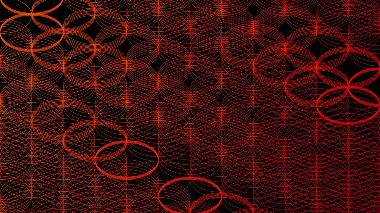 línea abstracta 3d círculo isométrico virtual iluminación en movimiento, red de tecnología concepto de transferencia de datos digitales, brillando en fondo negro animación de bucle sin costuras 4k con canal alfa mate