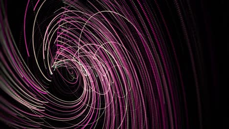 abstract spiral light trails