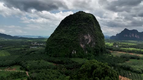 amphoe mueang krabi, thailand. aerial drone shot