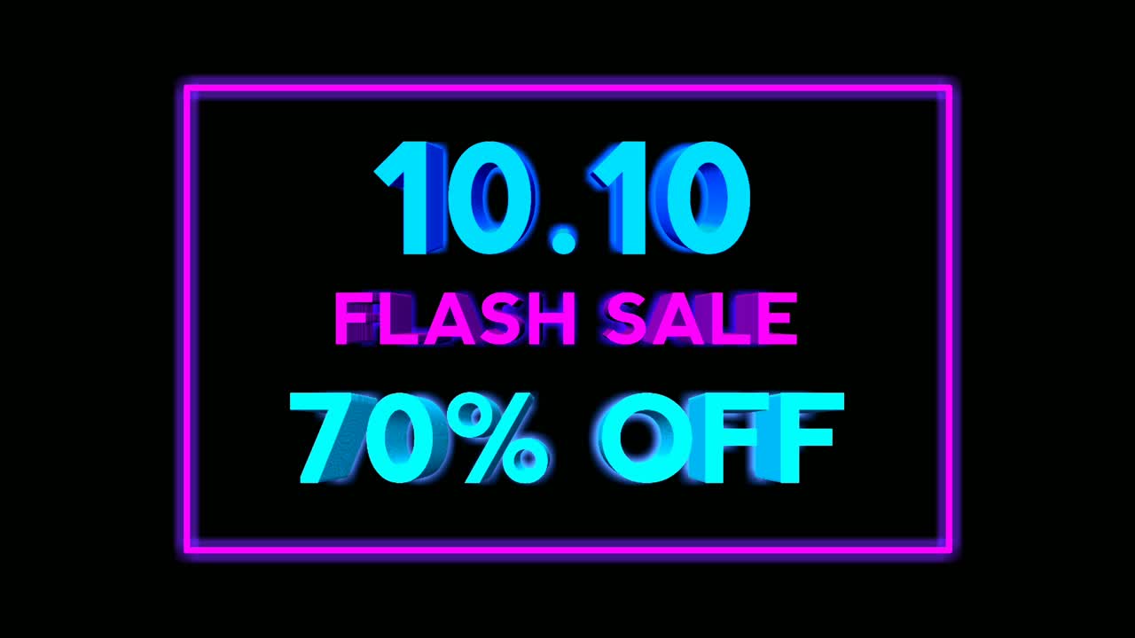 venta flash letrero de neón 10