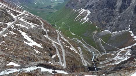 Trollstigen-full-panoramic-view-from-top-with-winding-road-and-Istedalen-seen-behind-River-and-platform-viewpoint