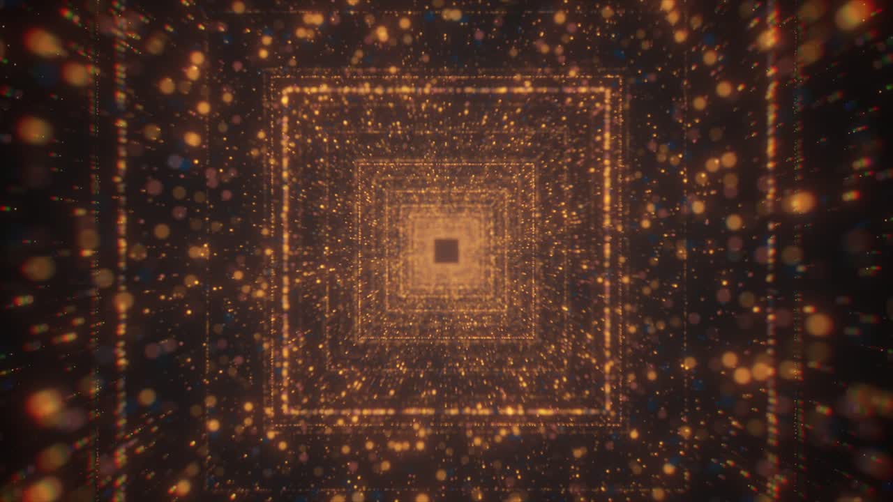 Abstract 3D Tunnel of Light