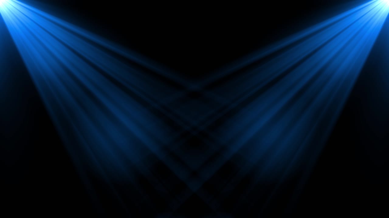Blue Spotlight on Black and Green Backgrounds