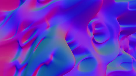 dynamic blue and purple liquid in motion vibrant 3d rendering