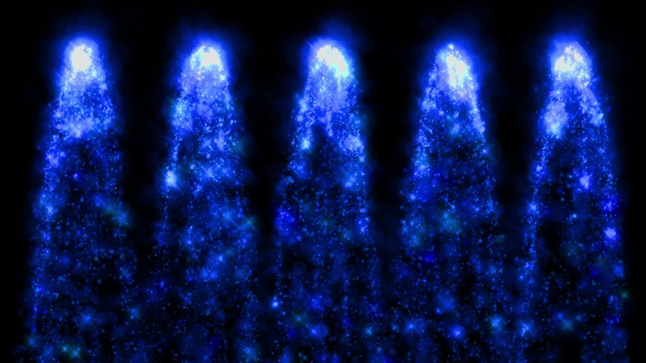 chispas de fuego partículas de color animación gráficos de movimiento