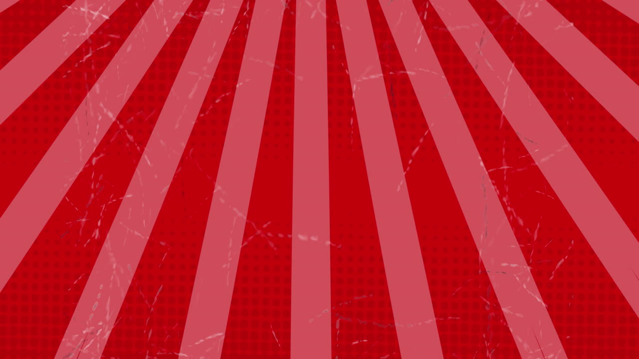 루프로 움직이는 빨간색과 분홍색 줄무의 애니메이션