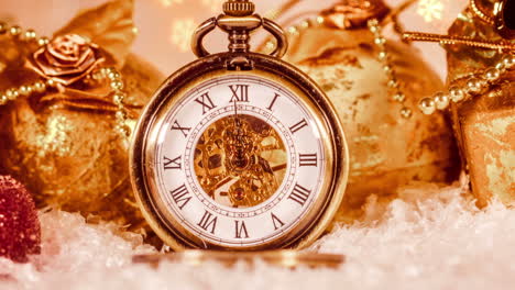 christmas pocket watch