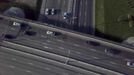 highway bridge aerial view