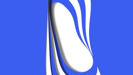 Fluidic-motion-blue-wave-with-flowing-white-lines