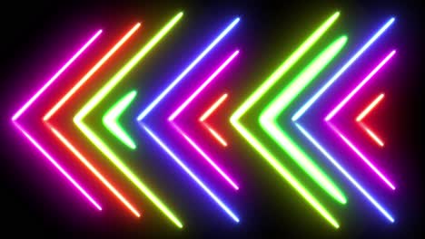 colorful glowing neon lines seamless loop animation element for vjs loops, vertical glowing lines with blured reflections for spectrum, nightclub, night party, led screen, music display