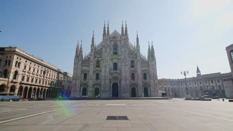 milán, italia durante la pandemia de covid-19