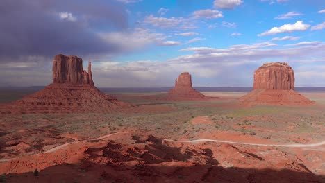 establishing shot of monument valley navajo tribal park utah 2