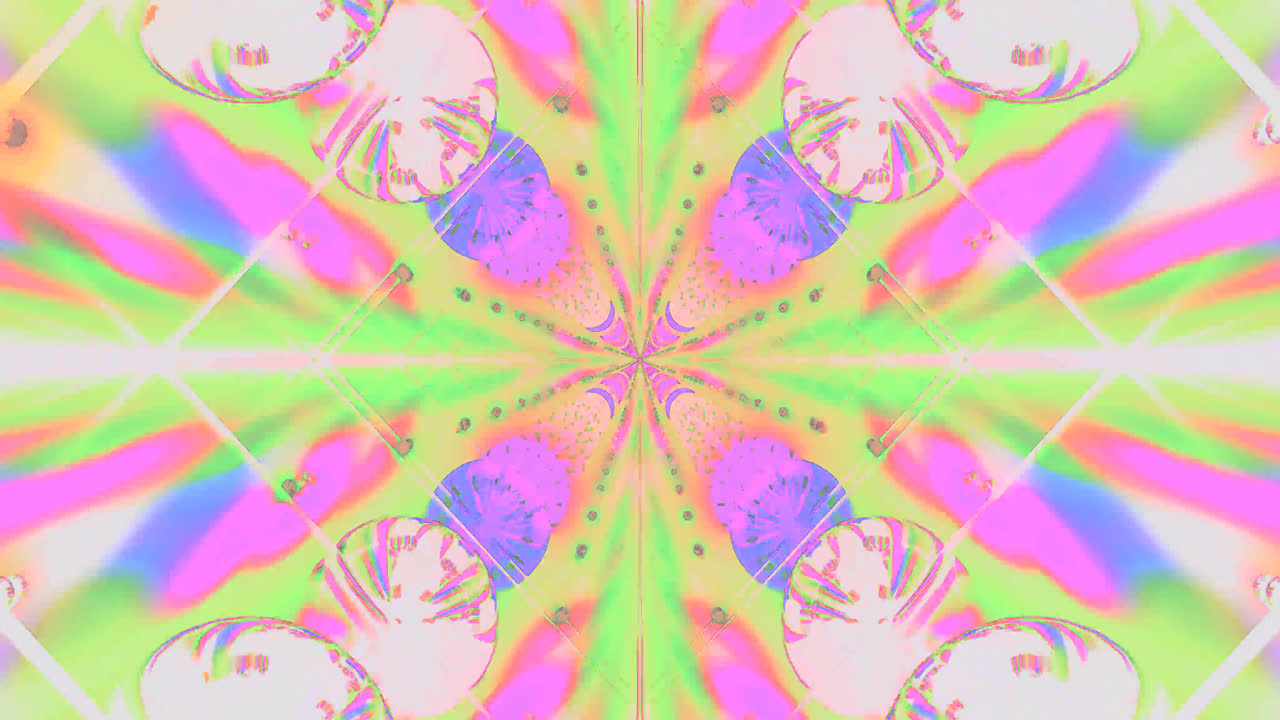 This captivating video loop showcases a colorful tunnel that flows seamlessly, featuring bright and dynamic patterns