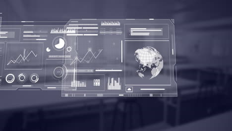 Animación-Del-Procesamiento-De-Datos-Financieros-En-Una-Oficina-Vacía