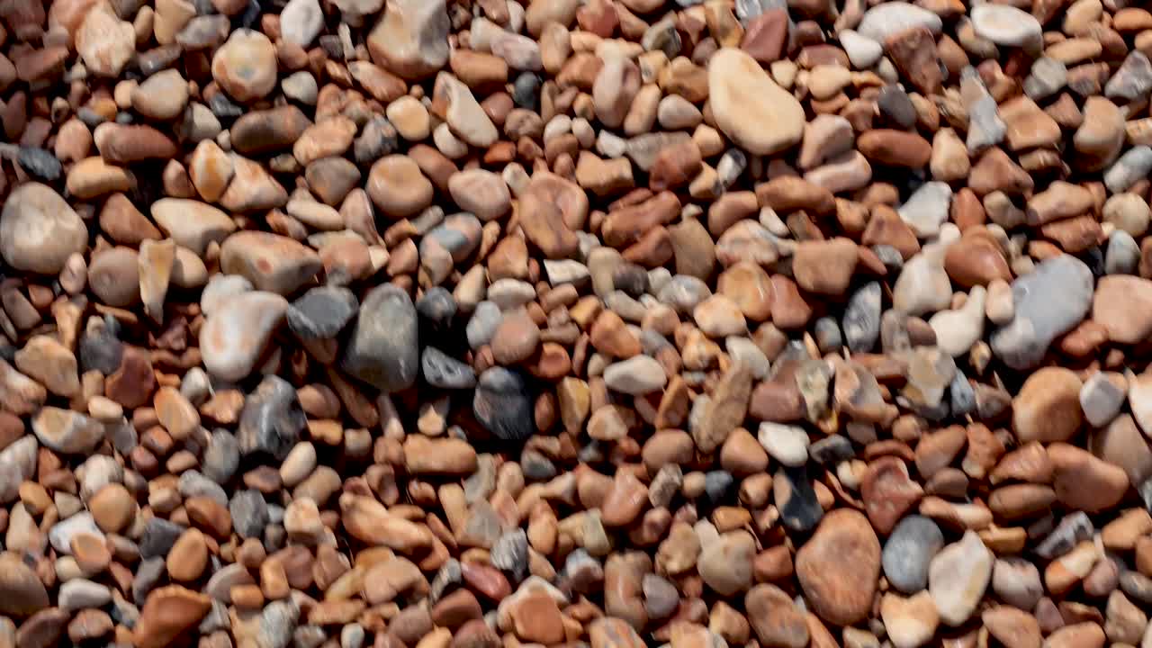 близкий взгляд на камни на пляже брайтон