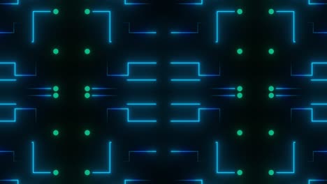 fondo con patrón geométrico de neón
