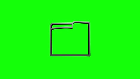 social media icon design. outline web icon. motion graphics.