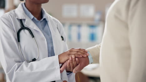 doctor offering comfort and support to patient