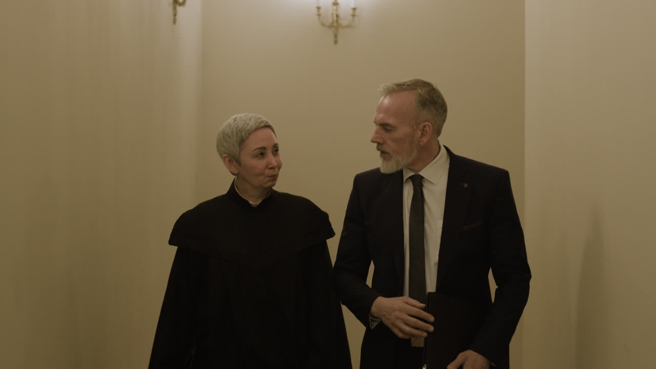 Formal Meeting in an Office Building