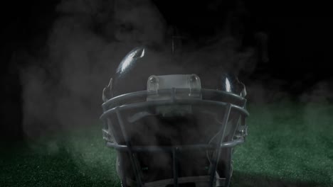 American-football-player-and-smoke-4k