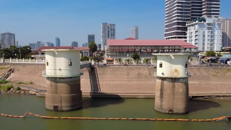 clean water factory on mekong river, phnom penh