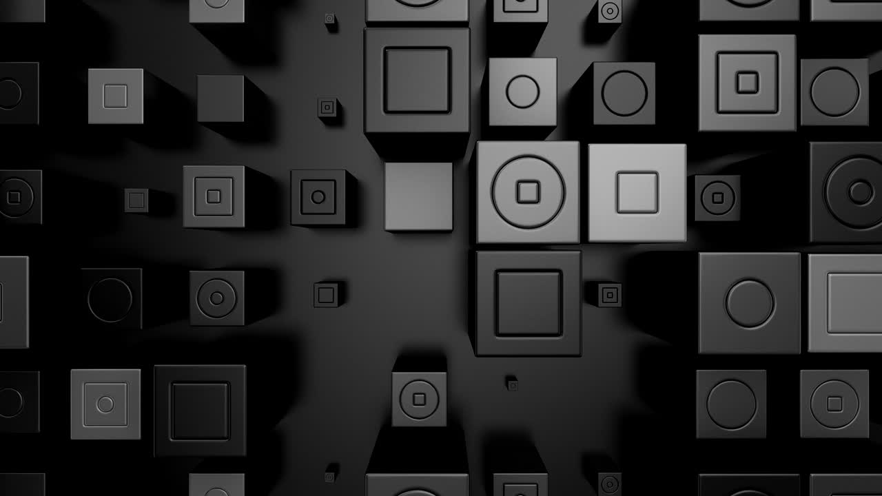 Background of Animated Cubes